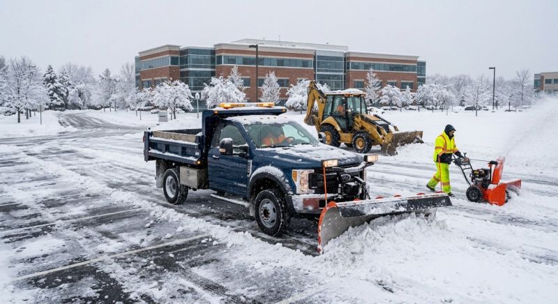 Parking Lot Snow Plowing in New York, NY