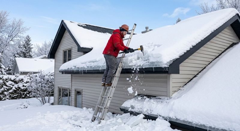 Roof Ice Dam Removal in Tacoma, WA