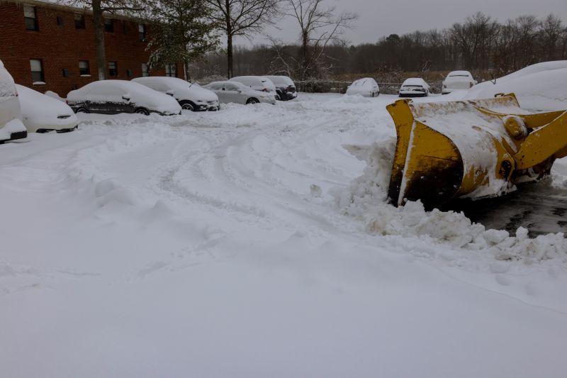 Parking Lot Snow Clearing